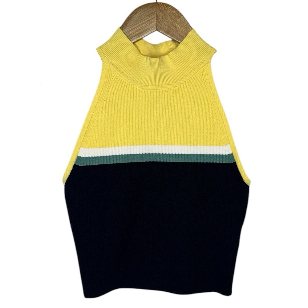 Aritzia Babaton Sleeveless Turtleneck Sweater Crop Top Size XS